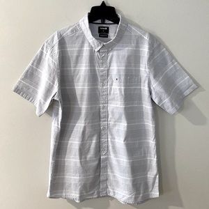 Hurley cotton stretch short sleeve shirt L